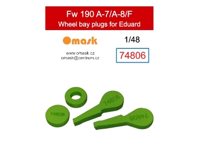 Focke-wulf Fw-190 A-7/A-8/F Wheel Bay Plugs (For Eduard Kits) - zdjęcie 1