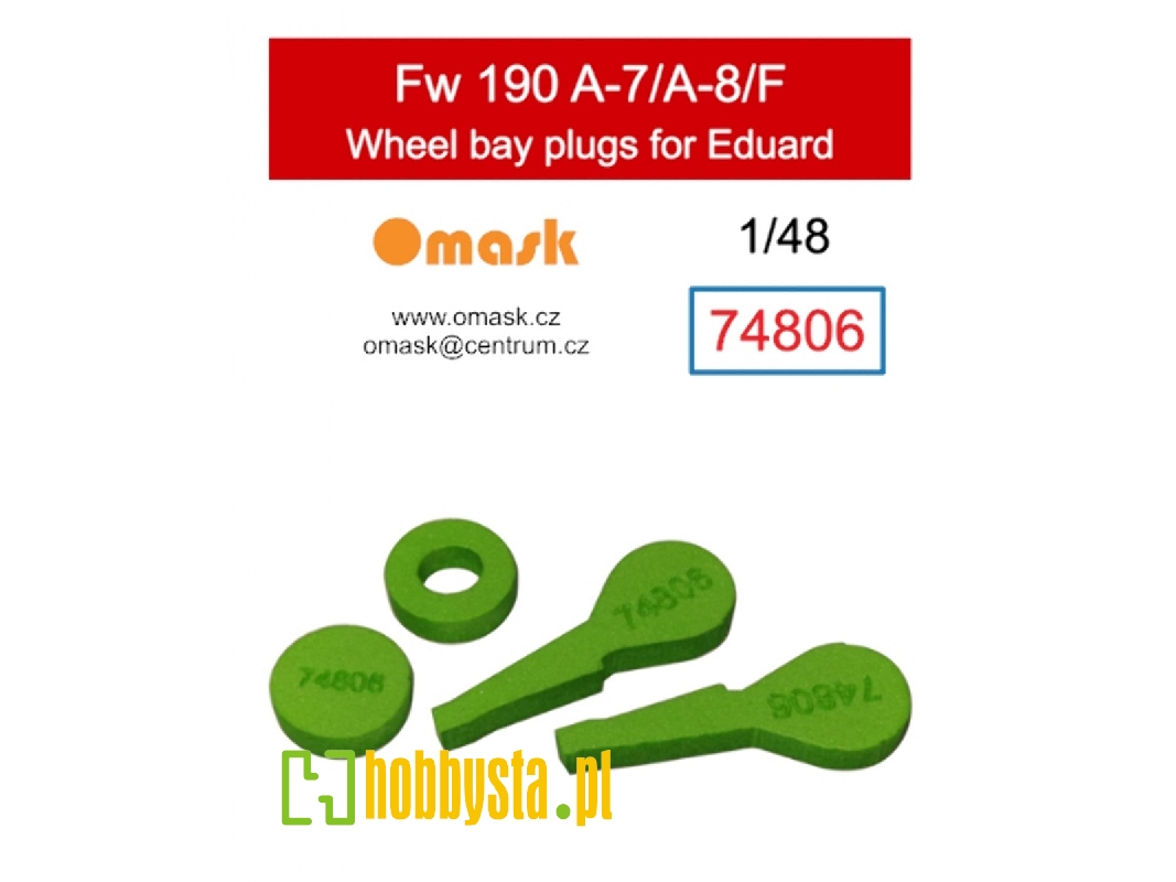 Focke-wulf Fw-190 A-7/A-8/F Wheel Bay Plugs (For Eduard Kits) - zdjęcie 1 Focke-wulf Fw-190 A-7/A-8/F Wheel Bay Plugs (For Eduard Kits) - zdjęcie 1