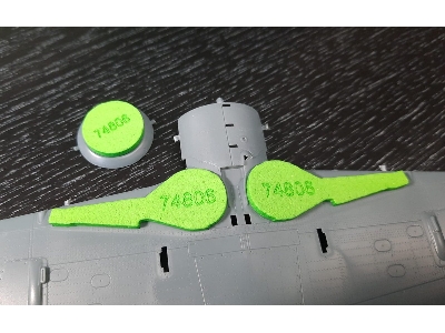 Focke-wulf Fw-190 A-7/A-8/F Wheel Bay Plugs (For Eduard Kits) - zdjęcie 3