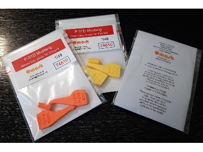 North American P-51 D Mustang Wheel Bay Plugs (For Eduard Kits) - zdjęcie 2