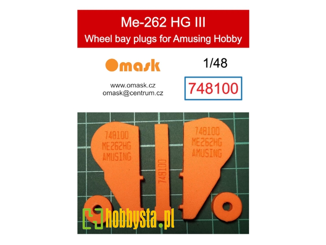 Messerschmitt Me 262 Hg Iii - Wheel Bay Plugs (For Amusing Hobby) - zdjęcie 1 Messerschmitt Me 262 Hg Iii - Wheel Bay Plugs (For Amusing Hobby) - zdjęcie 1