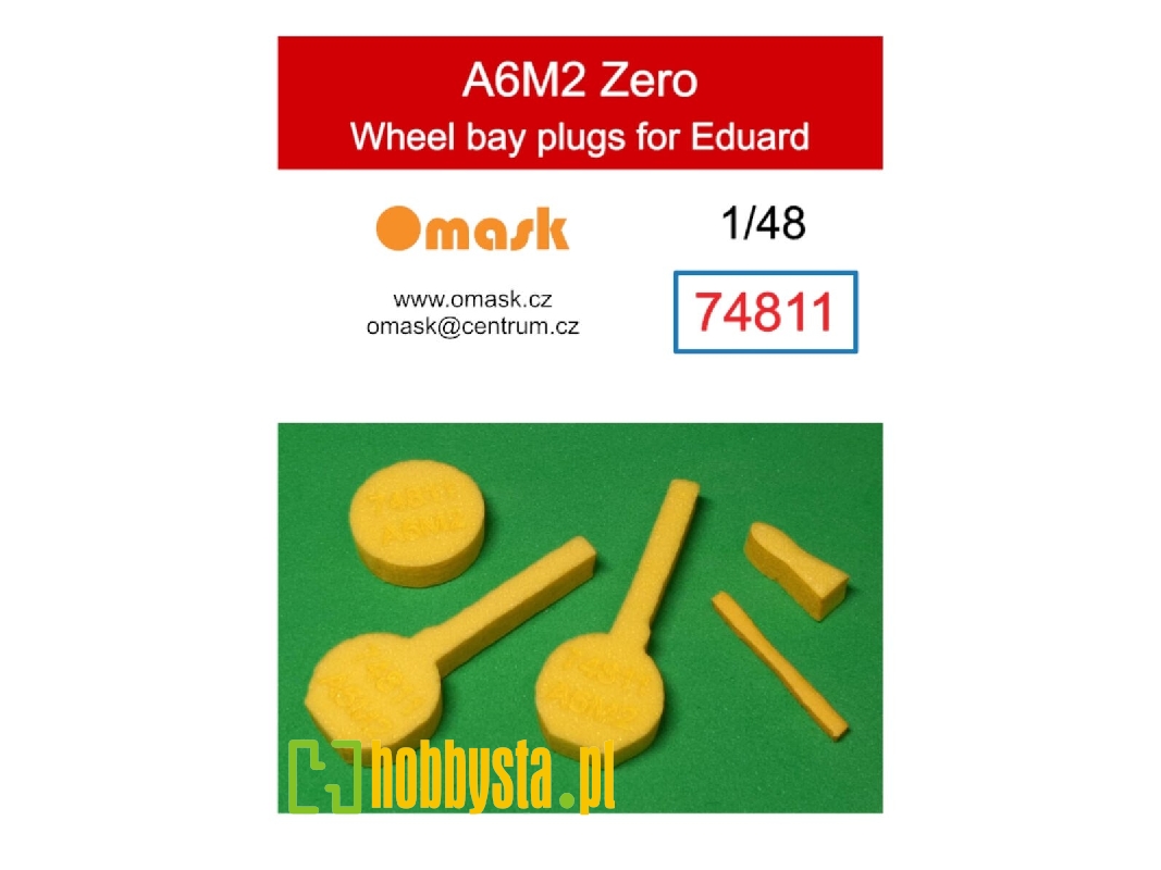 Mitsubushi A6m2 Zero Wheel Bay Plugs (For Eduard Kits) - zdjęcie 1