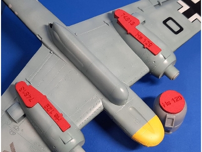 Henschel Hs 129 Wheel Bay Plugs (For Hasegawa / Mn Hobby / Hobby 2000 / Revell Kits) - zdjęcie 2