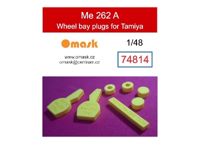 Messerschmitt Me-262 A Wheel Bay Plugs (For Tamiya Kits) - zdjęcie 1