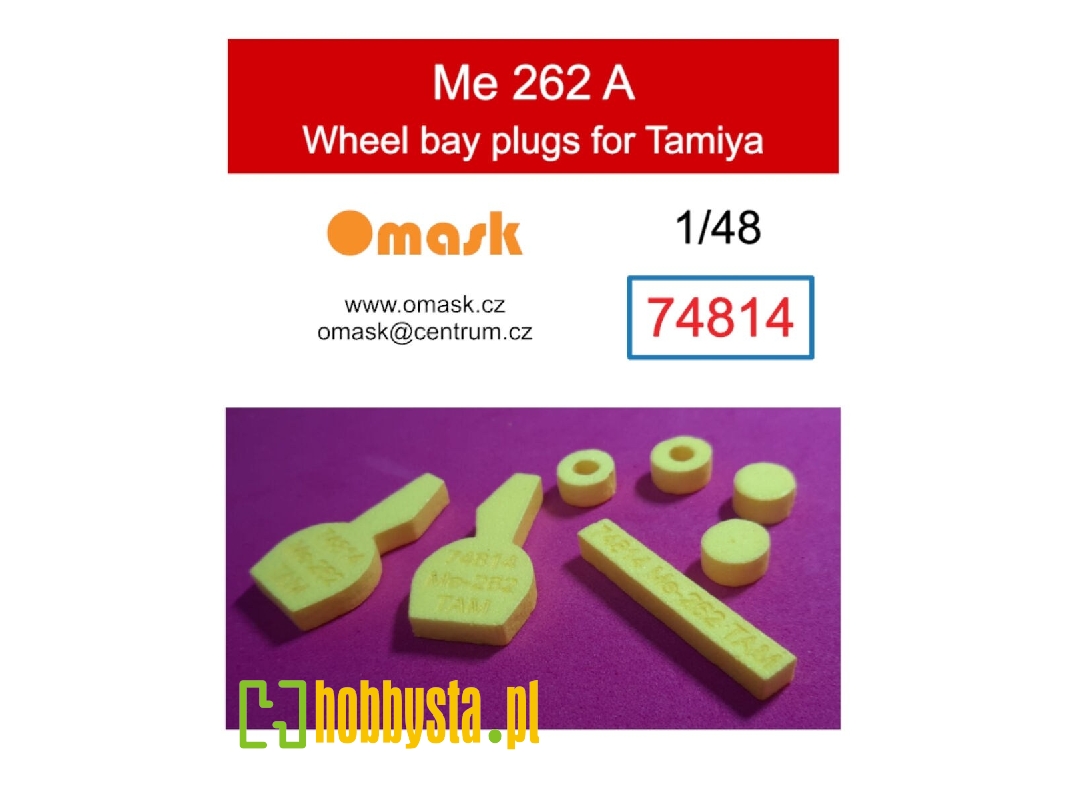 Messerschmitt Me-262 A Wheel Bay Plugs (For Tamiya Kits) - zdjęcie 1 Messerschmitt Me-262 A Wheel Bay Plugs (For Tamiya Kits) - zdjęcie 1