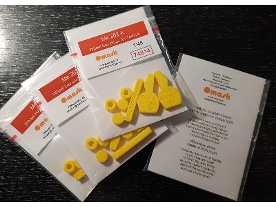 Messerschmitt Me-262 A Wheel Bay Plugs (For Tamiya Kits) - zdjęcie 3
