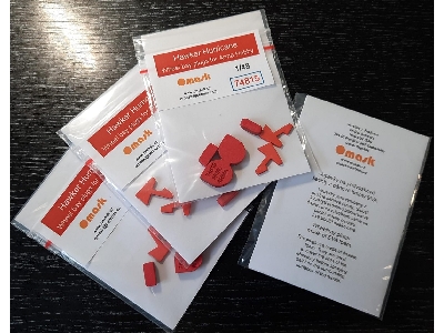 Hawker Hurricane Wheel Bay Plugs (For Arma Hobby Kits) - zdjęcie 4