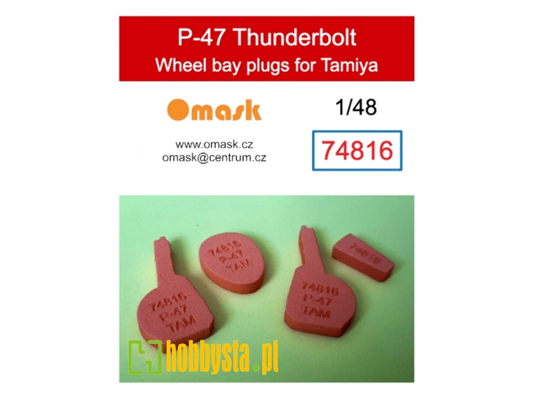 Republic P-47 Thunderbolt Wheel Bay Plugs (For Tamiya Kits) - zdjęcie 1 Republic P-47 Thunderbolt Wheel Bay Plugs (For Tamiya Kits) - zdjęcie 1