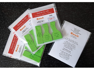 Dornier Do-335 Wheel Bay Plugs (For Tamiya Kits) - zdjęcie 3