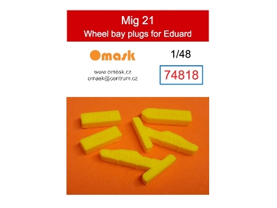 Mig 21 Wheel Bay Plugs (For Eduard) - zdjęcie 1