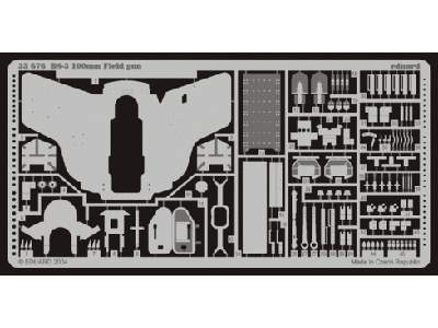 BS-3 100mm field gun 1/35 - Icm - blaszki - zdjęcie 1