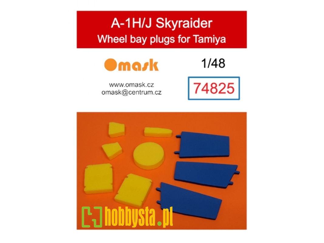 A-1h/J Skyraider Wheel Bay Plugs (For Tamiya 61058, 61073) - zdjęcie 1