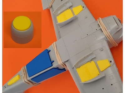 A-1h/J Skyraider Wheel Bay Plugs (For Tamiya 61058, 61073) - zdjęcie 3