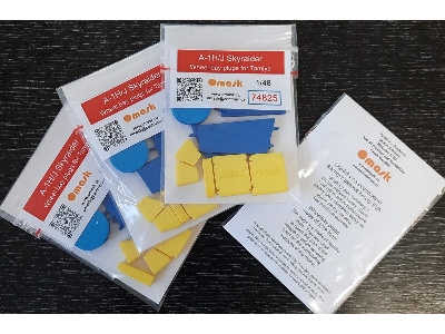 A-1h/J Skyraider Wheel Bay Plugs (For Tamiya 61058, 61073) - zdjęcie 5
