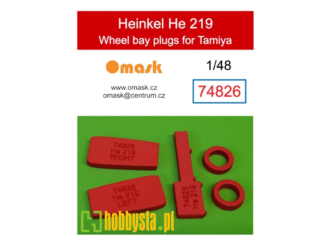 Heinkel He 219 Wheel Bay Plugs (For Tamiya 61057, 89682) - zdjęcie 1 Heinkel He 219 Wheel Bay Plugs (For Tamiya 61057, 89682) - zdjęcie 1
