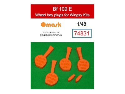Bf 109 E Wheel Bay Plugs (For Wingsy Kits) - zdjęcie 1