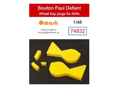Boulton Paul Defiant Wheel Bay Plugs (For Airfix A05128, A05128a, A05132) - zdjęcie 1