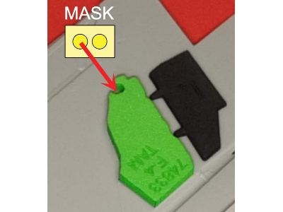 F-4b Phantom Wheel Bay Plugs (For Tamiya 61121) - zdjęcie 4