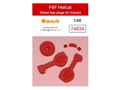 F6f Hellcat Wheel Bay Plugs (For Eduard) - zdjęcie 1