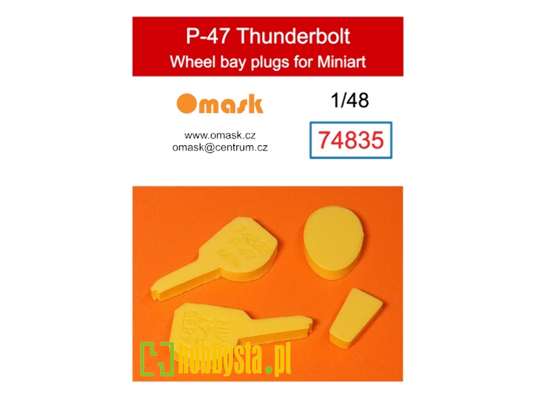 P-47 Thunderbolt Wheel Bay Plugs (For Miniart 48009) - zdjęcie 1 P-47 Thunderbolt Wheel Bay Plugs (For Miniart 48009) - zdjęcie 1