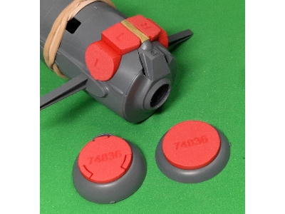 F4f Wildcat Wheel Bay Plugs (For Eduard) - zdjęcie 3