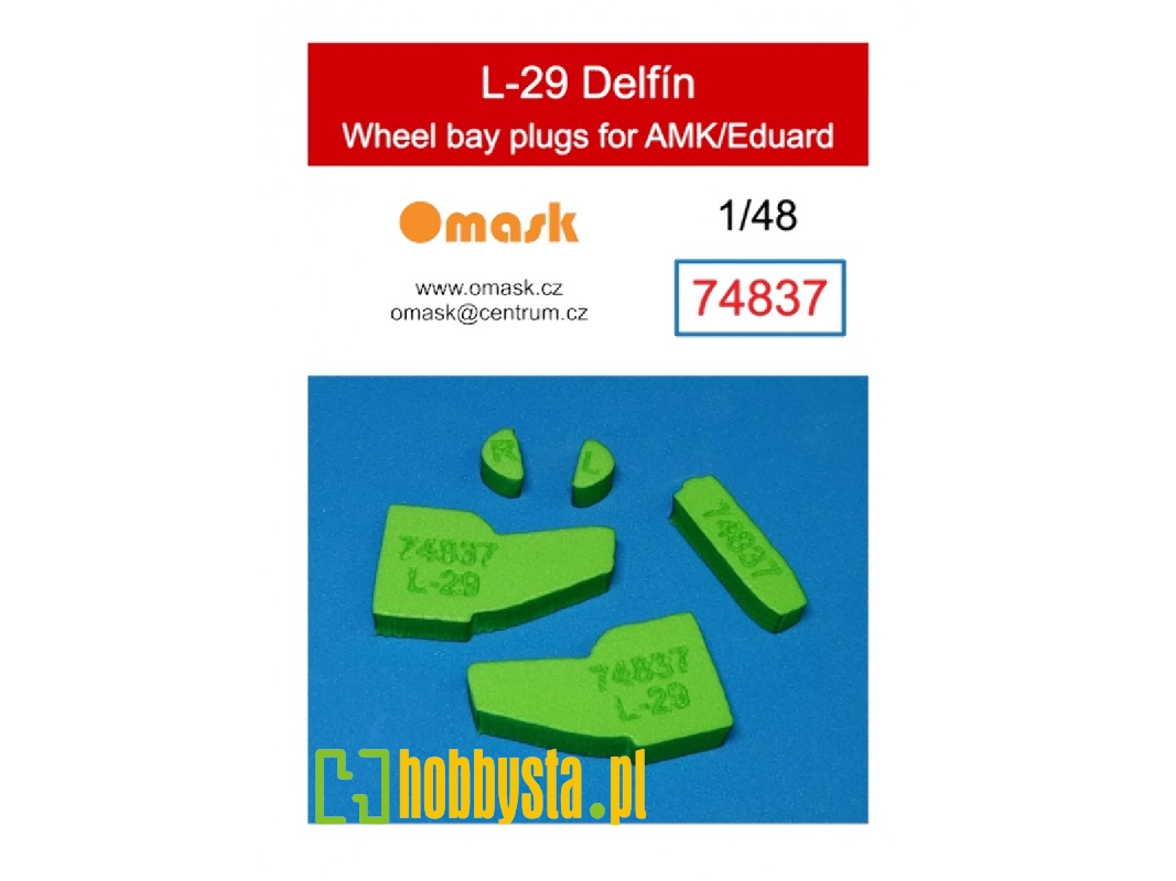 L-29 Delfín Wheel Bay Plugs (For Amk/Eduard) - zdjęcie 1 L-29 Delfín Wheel Bay Plugs (For Amk/Eduard) - zdjęcie 1