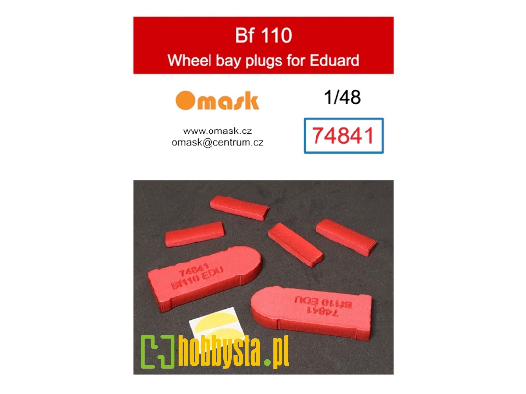 Bf 110 Wheel Bay Plugs (For Eduard) - zdjęcie 1