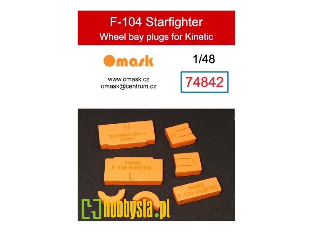 F-104 Starfighter Wheel Bay Plugs (For Kinetic) - zdjęcie 1 F-104 Starfighter Wheel Bay Plugs (For Kinetic) - zdjęcie 1