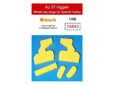 Aj 37 Viggen Wheel Bay Plugs (For Special Hobby) - zdjęcie 1