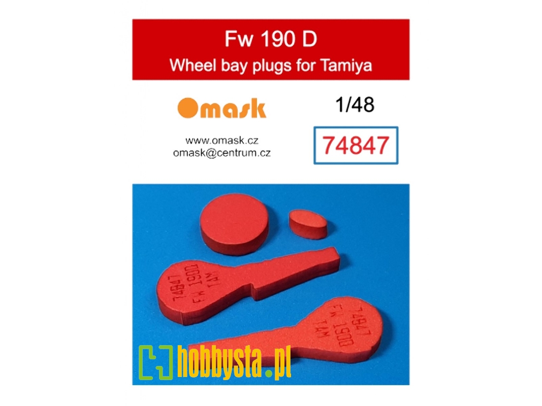 Fw 190 D Wheel Bay Plugs (For Tamiya 61041, 61081, 25213) - zdjęcie 1 Fw 190 D Wheel Bay Plugs (For Tamiya 61041, 61081, 25213) - zdjęcie 1