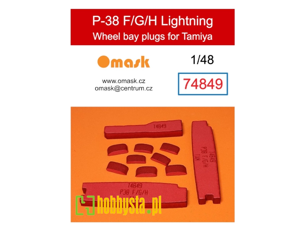 P-38 F/G/H Lightning Wheel Bay Plugs (For Tamiya 62110, 25199) - zdjęcie 1 P-38 F/G/H Lightning Wheel Bay Plugs (For Tamiya 62110, 25199) - zdjęcie 1