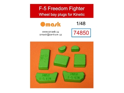 F-5 Freedom Fighter Wheel Bay Plugs (For Kinetic) - zdjęcie 1