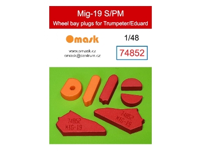 Mig-19 S/Pm Wheel Bay Plugs (For Trumpeter/Eduard) - zdjęcie 1