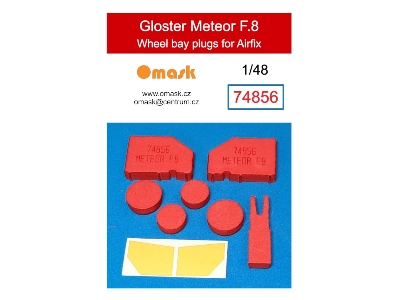 Gloster Meteor F.8 Wheel Bay Plugs (For Airfix) - zdjęcie 1