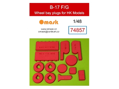 B-17 F/G Wheel Bay Plugs (For Hk Models 01f001, 01f002) - zdjęcie 1