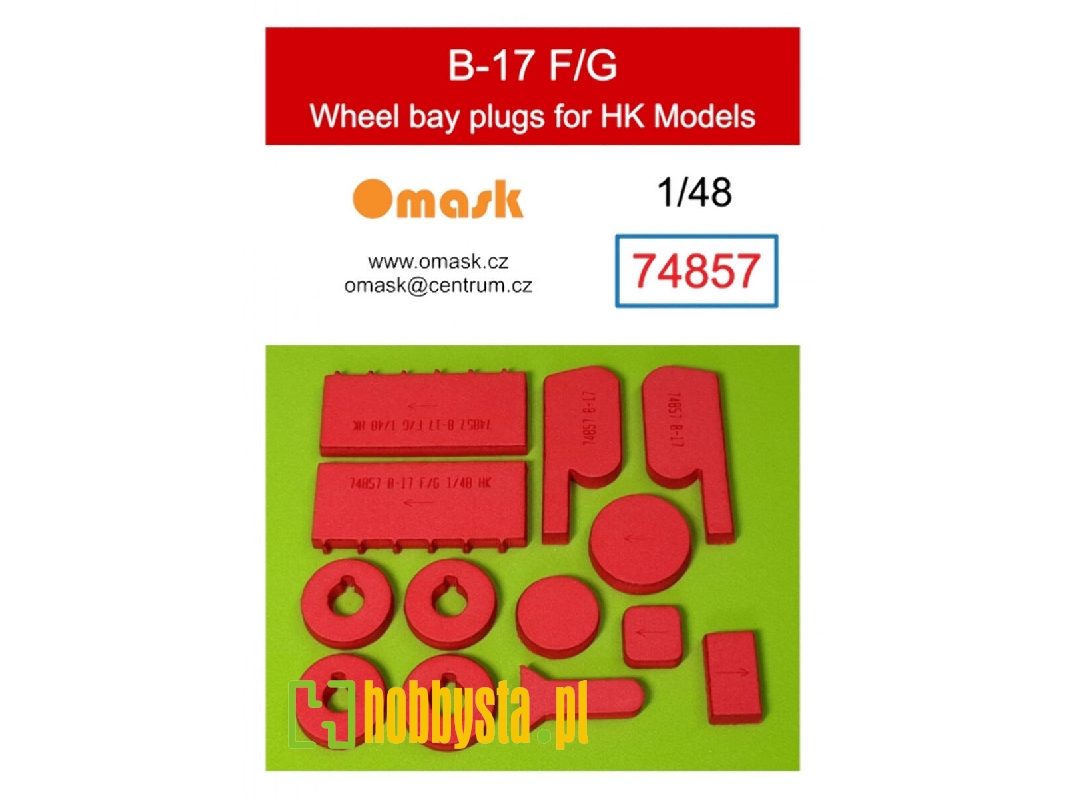 B-17 F/G Wheel Bay Plugs (For Hk Models 01f001, 01f002) - zdjęcie 1