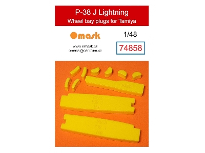 P-38 J Lightning Wheel Bay Plugs (For Tamiya) - zdjęcie 1