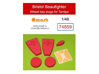 Bristol Beaufighter Wheel Bay Plugs (For Tamiya 61053, 61064, 61067) - zdjęcie 1