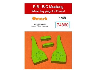 P-51 B/C Mustang Wheel Bay Plugs (For Eduard) - zdjęcie 1