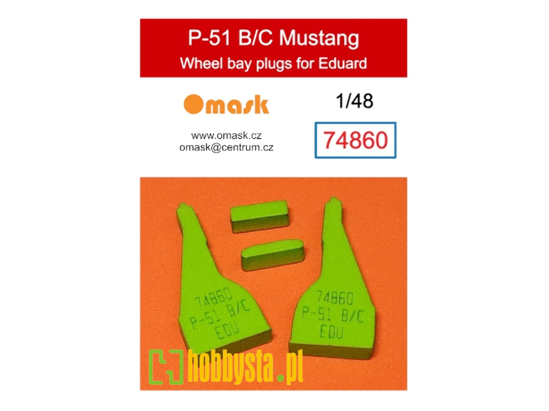 P-51 B/C Mustang Wheel Bay Plugs (For Eduard) - zdjęcie 1 P-51 B/C Mustang Wheel Bay Plugs (For Eduard) - zdjęcie 1