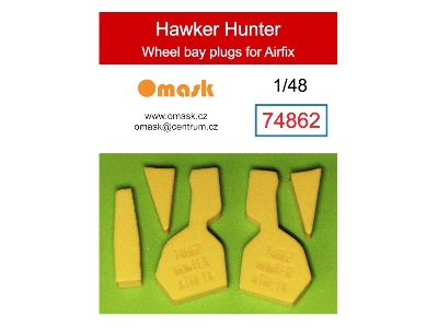 Hawker Hunter Wheel Bay Plugs (For Airfix) - zdjęcie 1