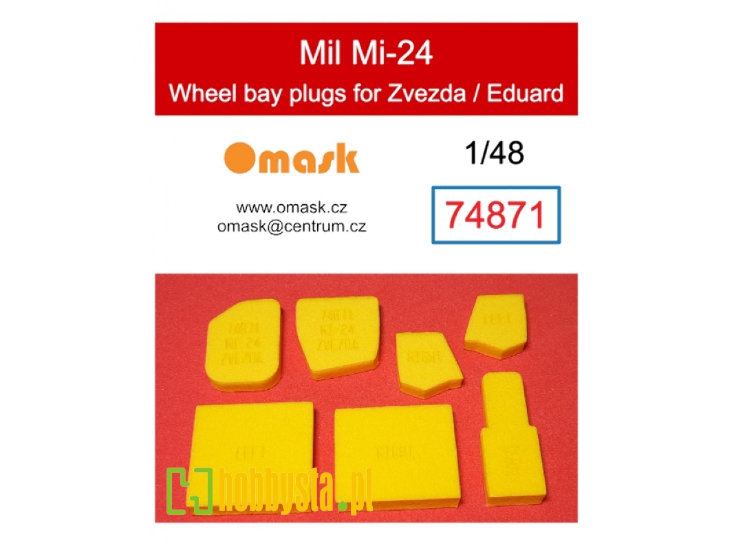 Mil Mi-24 Wheel Bay Plugs (For Zvezda/Eduard) - zdjęcie 1 Mil Mi-24 Wheel Bay Plugs (For Zvezda/Eduard) - zdjęcie 1
