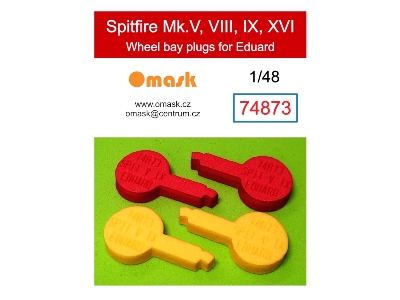Spitfire Mk.V, Viii, Ix, Xvi Wheel Bay Plugs (For Eduard) - zdjęcie 1