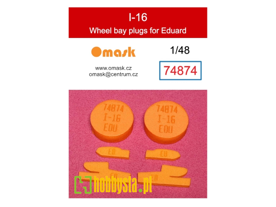 I-16 Wheel Bay Plugs (For Eduard) - zdjęcie 1 I-16 Wheel Bay Plugs (For Eduard) - zdjęcie 1