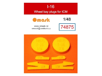 I-16 Wheel Bay Plugs (For Icm) - zdjęcie 1