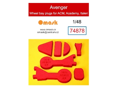 Avenger Wheel Bay Plugs (For Accurate Miniatures, Academy, Italeri) - zdjęcie 1