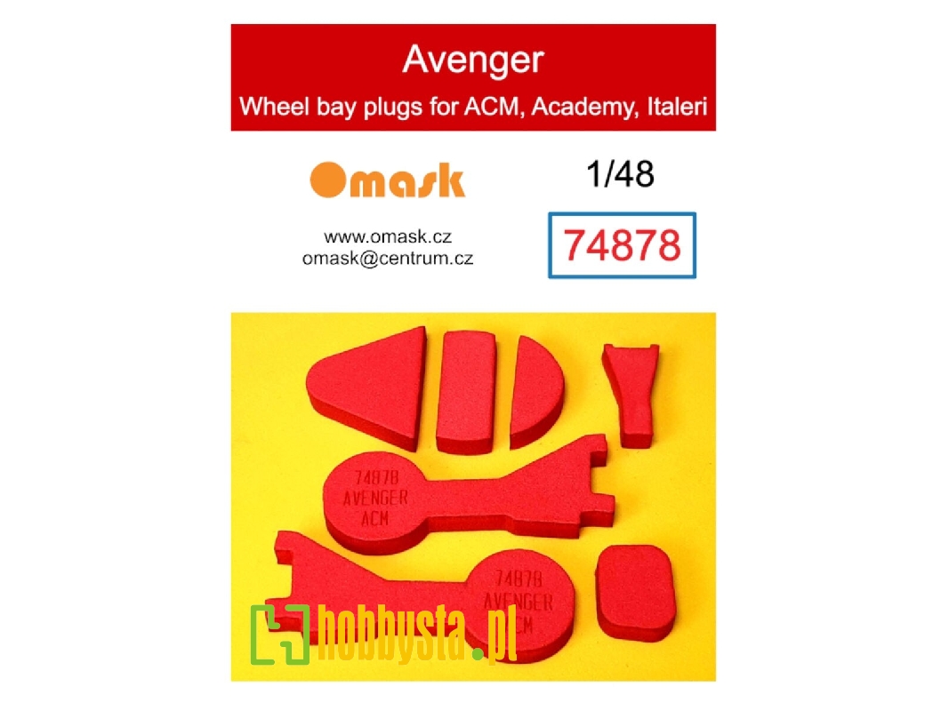 Avenger Wheel Bay Plugs (For Accurate Miniatures, Academy, Italeri) - zdjęcie 1 Avenger Wheel Bay Plugs (For Accurate Miniatures, Academy, Italeri) - zdjęcie 1