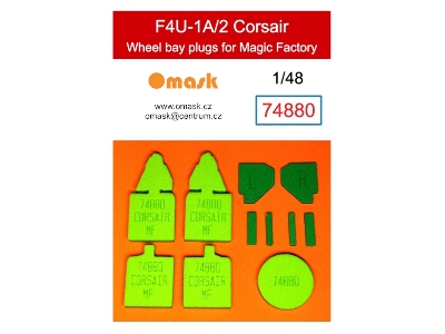 F4u-1a/2 Corsair Wheel Bay Plugs (For Magic Factory 5001) - zdjęcie 1
