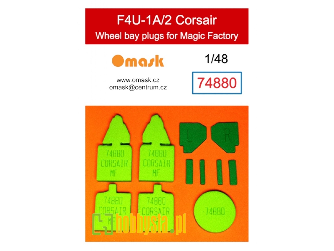 F4u-1a/2 Corsair Wheel Bay Plugs (For Magic Factory 5001) - zdjęcie 1 F4u-1a/2 Corsair Wheel Bay Plugs (For Magic Factory 5001) - zdjęcie 1