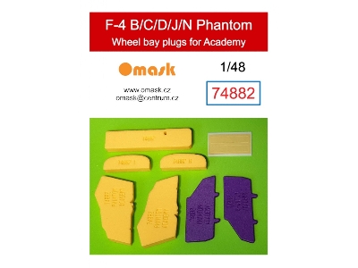 F-4 B/C/D/J/N Phantom Wheel Bay Plugs (For Academy) - zdjęcie 1